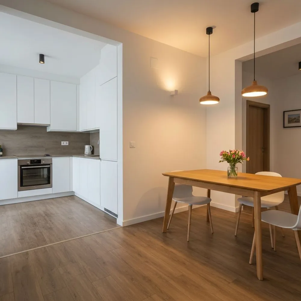 Sala e cozinha abertas na Figueira da Foz